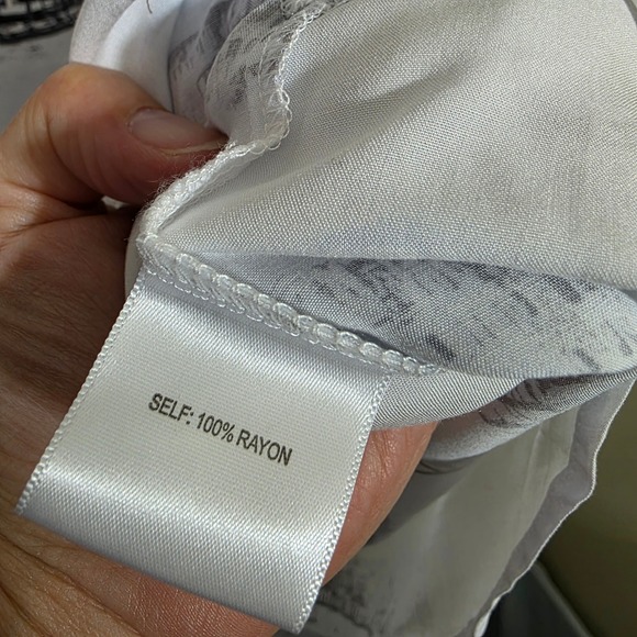 Jane + Delancey NWT Women Shirt Venice Scenic Print Button Down White Size 3X - Picture 10 of 14